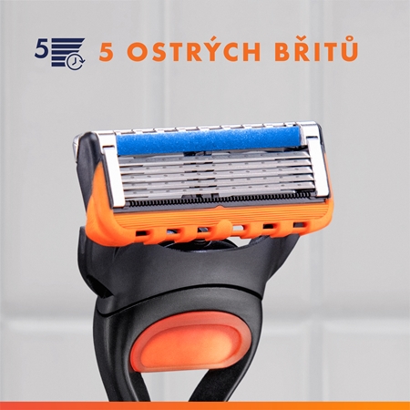 Gillette Fusion5 holicí strojek + náhradní břity
