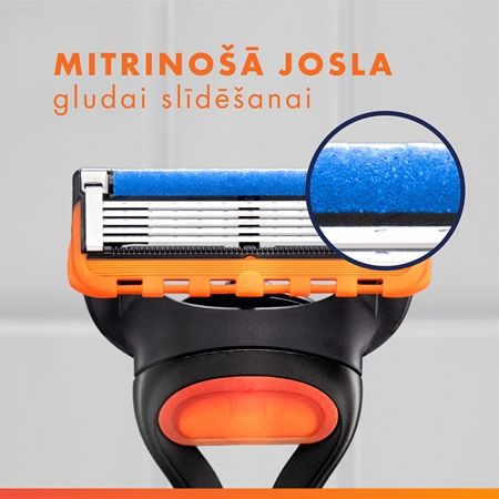 Gillette Fusion5 Skuveklis un maināmas galviņas