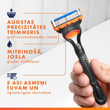 Gillette Fusion5 Skuveklis un maināmas galviņas