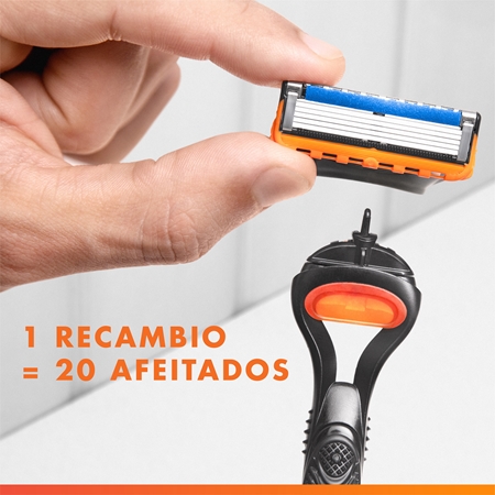 Gillette Fusion5 maquinilla de afeitar + láminas de recambio