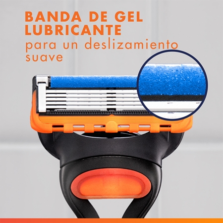 Gillette Fusion5 maquinilla de afeitar + láminas de recambio