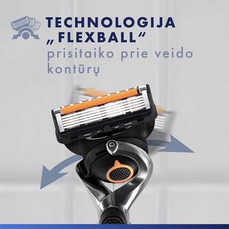 Gillette ProGlide skustuvas + pakaitinės galvutės