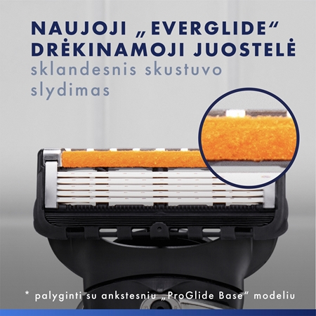 Gillette ProGlide skustuvas + pakaitinės galvutės