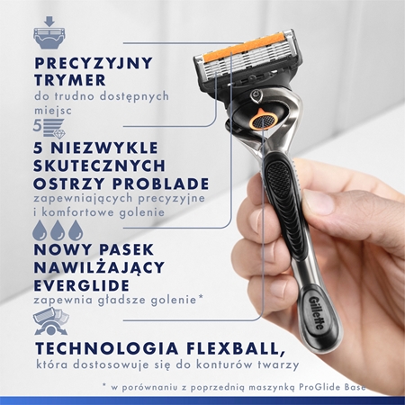 Gillette ProGlide zapasowe ostrza