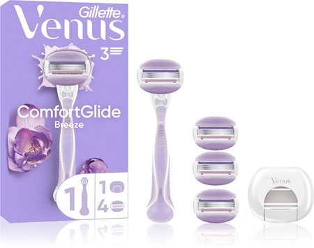 Gillette Venus ComfortGlide Breeze Razor + Replacement Heads