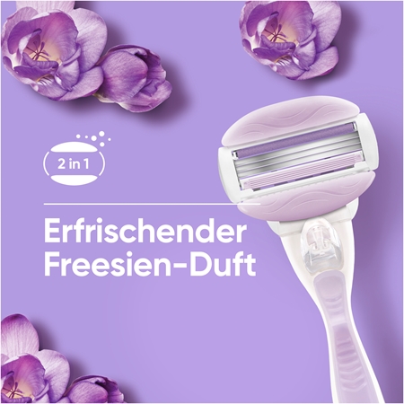 Gillette Venus ComfortGlide Breeze Rasierer + Rasierklingen
