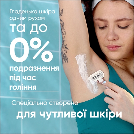 Gillette Venus PRO Smooth Sensitive Змінні картриджі + захисна кришка