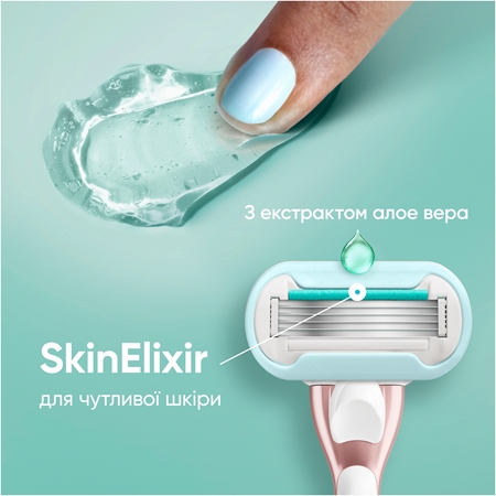 Gillette Venus PRO Smooth Sensitive Змінні картриджі + захисна кришка