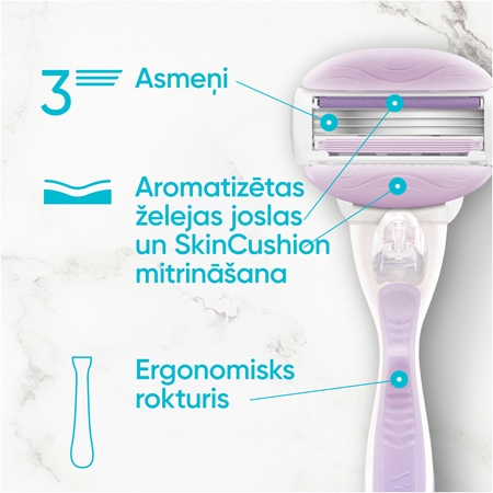 Gillette Venus ComfortGlide Breeze Maināmie asmeņi + aizsargvāciņš
