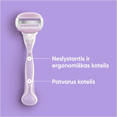 Gillette Venus ComfortGlide Breeze pakaitiniai peiliukai + apsauginis dangtelis