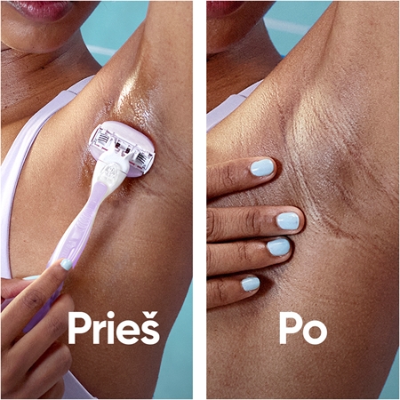 Gillette Venus ComfortGlide Breeze pakaitiniai peiliukai + apsauginis dangtelis
