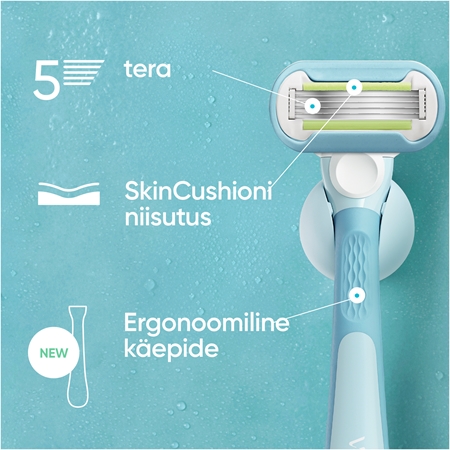 Gillette Venus Extra Smooth Raseerija naistele dušihoidikuga