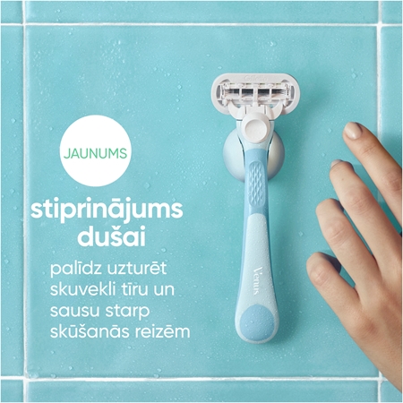 Gillette Venus Extra Smooth Sieviešu skuveklis ar turētāju dušai