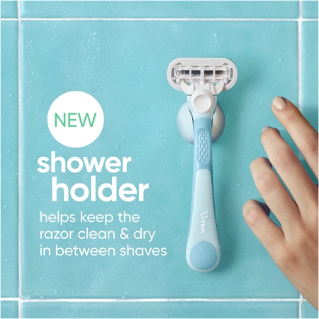 Gillette Venus Extra Smooth Lasy Shaver with a shower bracket