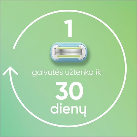 Gillette Venus Extra Smooth moteriškas skustuvas su dušo laikikliu