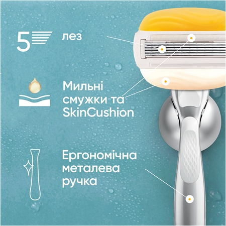 Gillette Venus PRO ComfortGlide Coconut жіночий пристрій для гоління з тримачем для душу