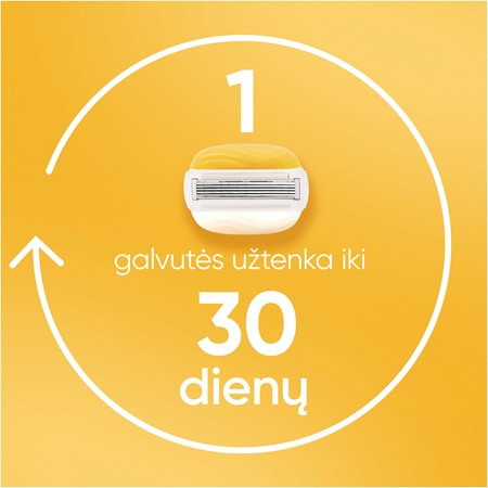 Gillette Venus PRO ComfortGlide Coconut moteriškas skustuvas su dušo laikikliu