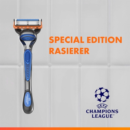 Gillette Fusion5 Champions League Special Edition Geschenkset für Herren