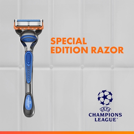 Gillette Fusion5 Champions League Special Edition Gift Set for men