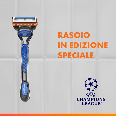 Gillette Fusion5 Champions League Special Edition confezione regalo per uomo