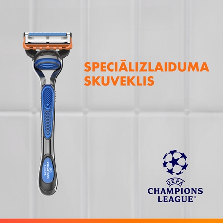 Gillette Fusion5 Champions League Special Edition Dāvanu komplekts vīriešiem