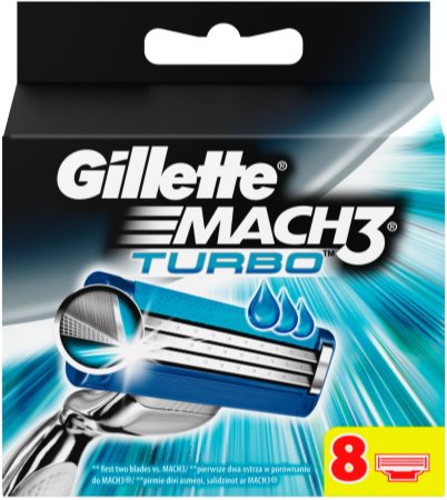 Gillette Mach3 Turbo Змінні картриджі