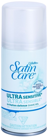 Gillette Satin Care Ultra Sensitive gel na holení pro ženy