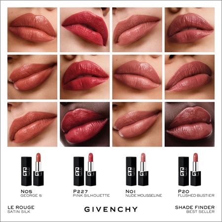 GIVENCHY Le Rouge Satin Silk Satin læbestift med fugtgivende virkning