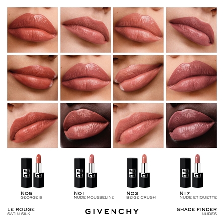 GIVENCHY Le Rouge Satin Silk Satin Lipstick with moisturising effect