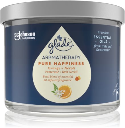 GLADE Aromatherapy Pure Happiness scented candle