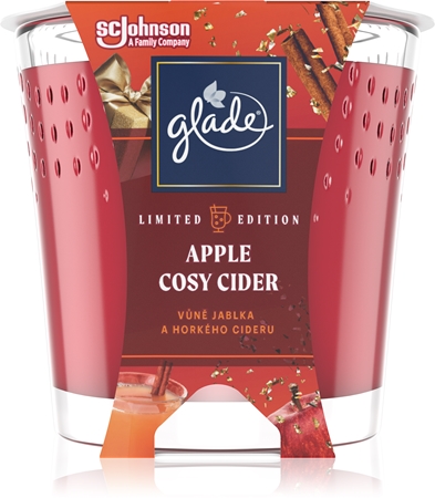 GLADE Cosy Apple Cider vonná sviečka