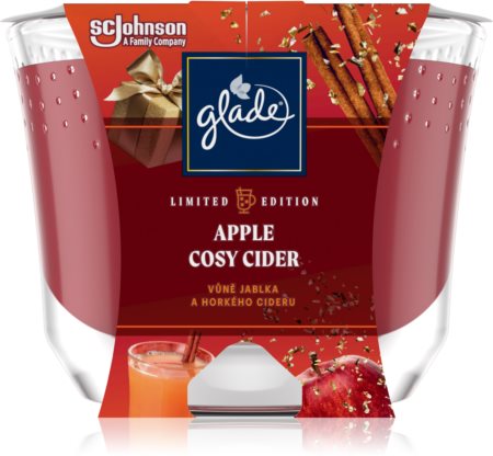 GLADE Cosy Apple Cider scented candle