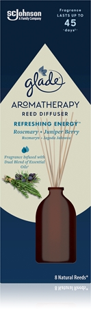 GLADE Aromatherapy Refreshing Energy smaržvielu difuzors ar rezervi Rosemary + Juniper Berry