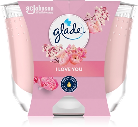 GLADE I Love You scented candle