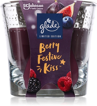GLADE Berry Festive Kiss scented candle
