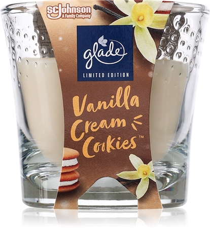 GLADE Vanilla Cream Cookies vonná sviečka