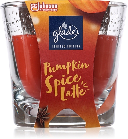 GLADE Pumpkin Spice Latté αρωματικό κερί