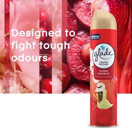 GLADE Floral Cherries désodorisant