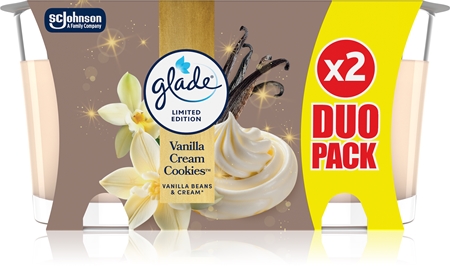 GLADE Vanilla Cream Cookies scented candle