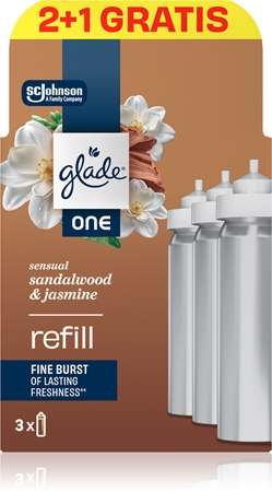 GLADE ONE Sensual Sandalwood & Jasmine ανταλλακτική γέμιση για το αποσμητικό χώρου