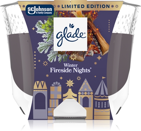 GLADE Winter Fireside Nights vela perfumada