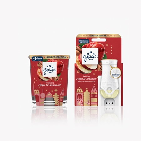 GLADE ONE Twinkling Apple & Cinnamon новорічний подарунковий набір