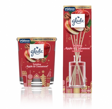 GLADE ONE Twinkling Apple & Cinnamon новорічний подарунковий набір