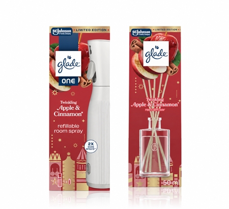 GLADE ONE Twinkling Apple & Cinnamon новорічний подарунковий набір