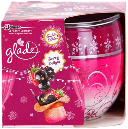 GLADE Blackberry ароматизована свічка 120 гр