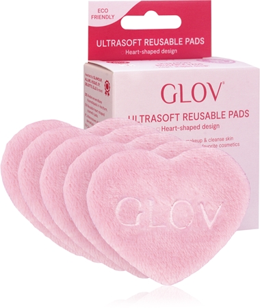 GLOV Heart-Shaped Ultrasoft багаторазові косметичні диски для видалення макіяжу