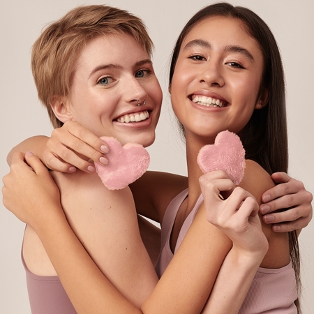 GLOV Pure Love discos desmaquilhantes laváveis estojo cosmético