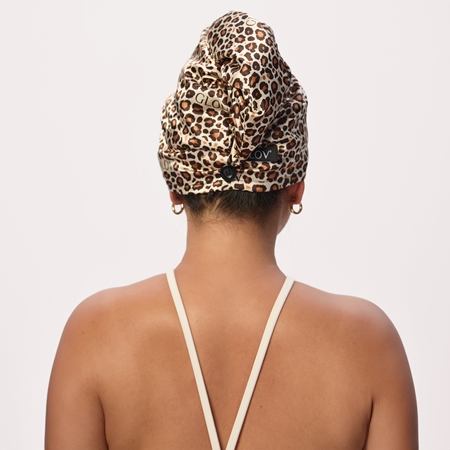 GLOV Double-Sided Premium Hair Wrap satin turban for hair