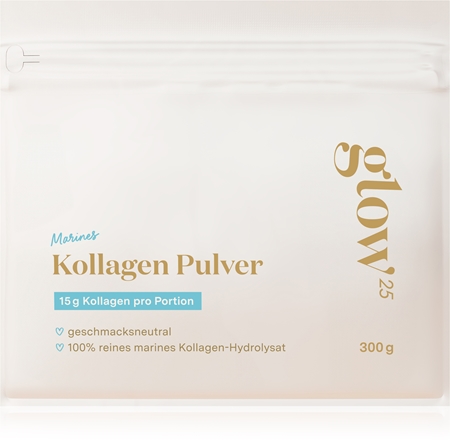 Glow25 Marine Kollagen Pulver Pulver mit Kollagen