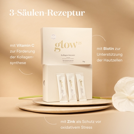 Glow25 Kollagen Intensiv Säckchen mit Kollagen